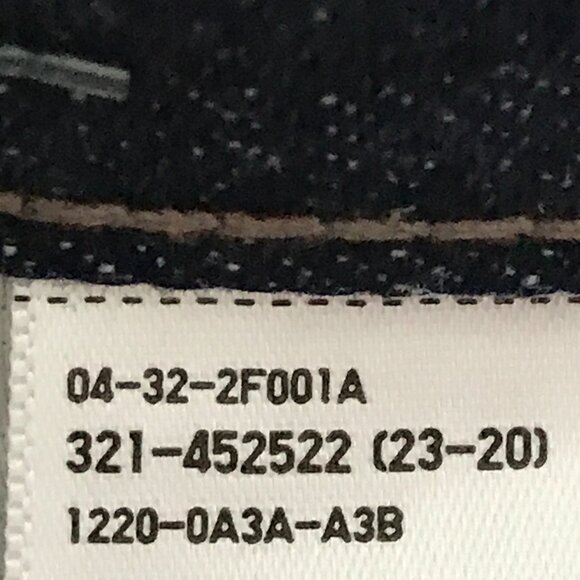 Uniqlo Slim Straight Jeans Men 31x32 Blue Mid Rise Selvedge Kaihara Dark Wash - Picture 13 of 15